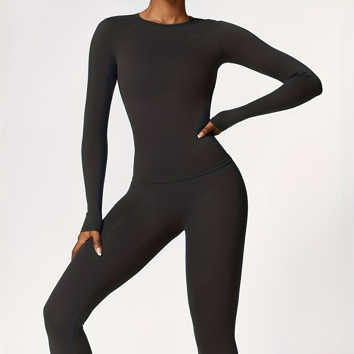 Pilates & Yoga Unleashed Studio - Tight-fitting yoga suit slim long-sleeved outdoor