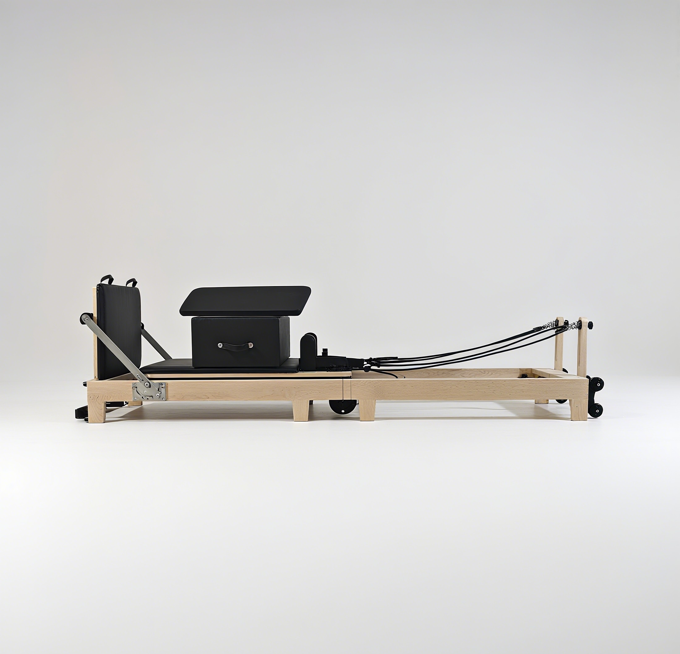 Pilates & Yoga En Talavera Raquel Díaz - Foldable Maple Wood Pilates Reformer with