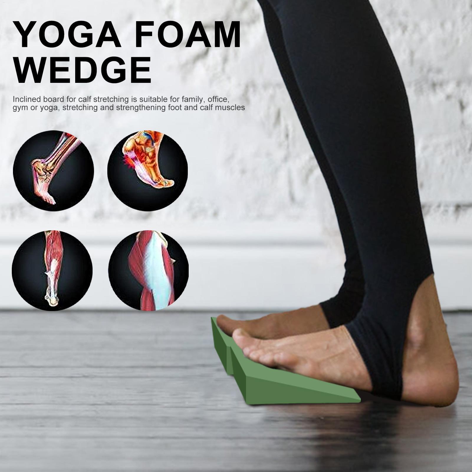 Pilates Yoga Block - Yoga Wedge Blocks EVA Foam Yoga
