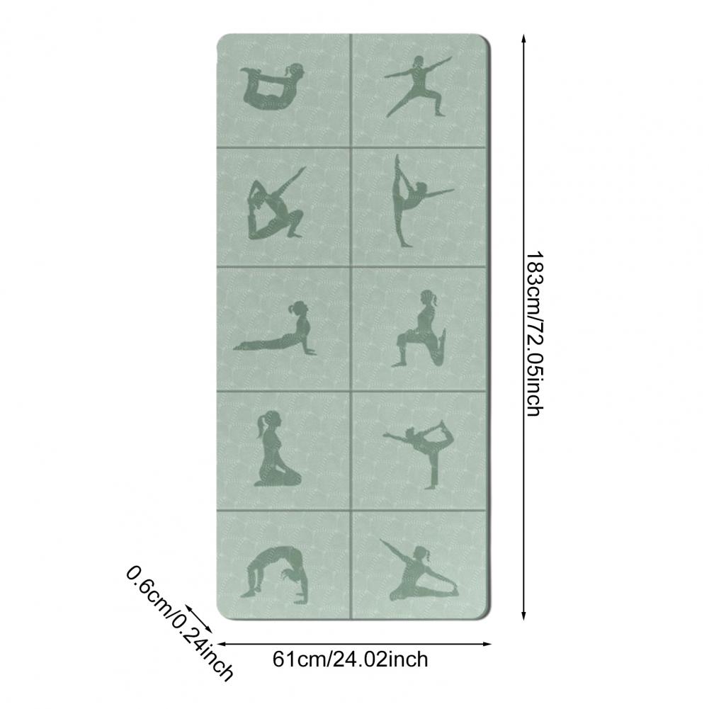 Pilates Yoga Mat Thickness - Foldable Yoga Mat Extra Portable Travel