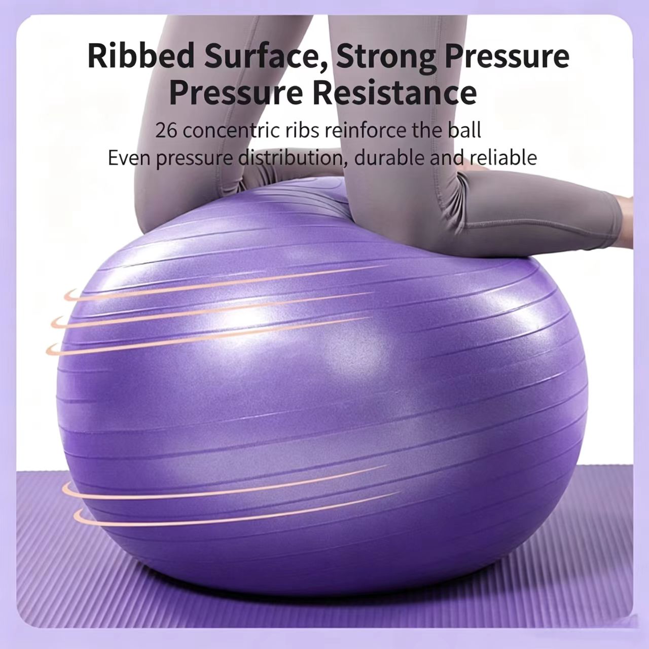 Thickened PVC Yoga Ball/Pilate - Pilates Yoga Pregnancy ulasan dan harga