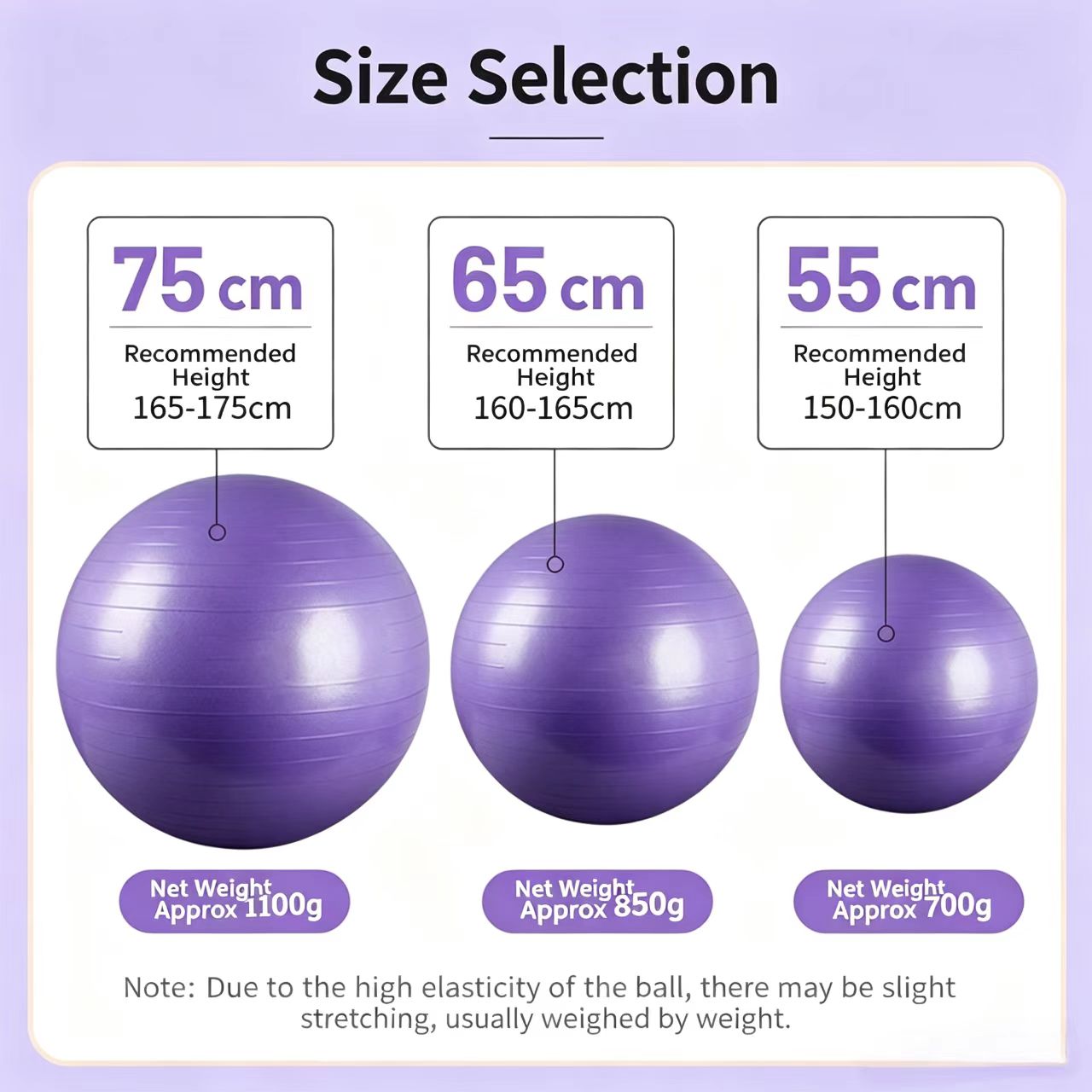 Thickened PVC Yoga Ball/Pilate - Pilates Yoga Pregnancy ulasan dan harga