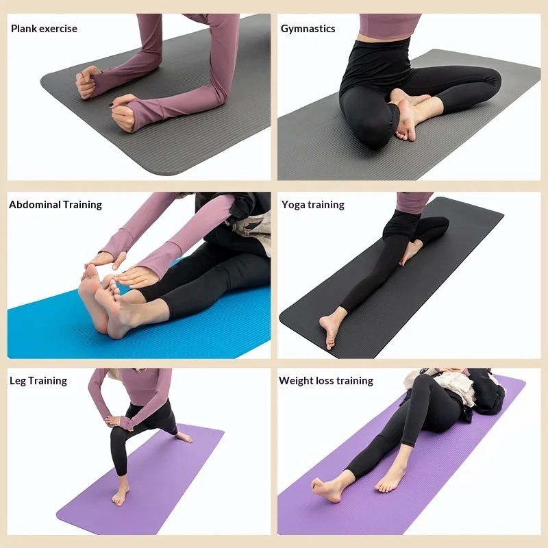 Extra Thick Non Slip Yoga Mat  - Pilates Yoga Mat Thickness ulasan dan harga