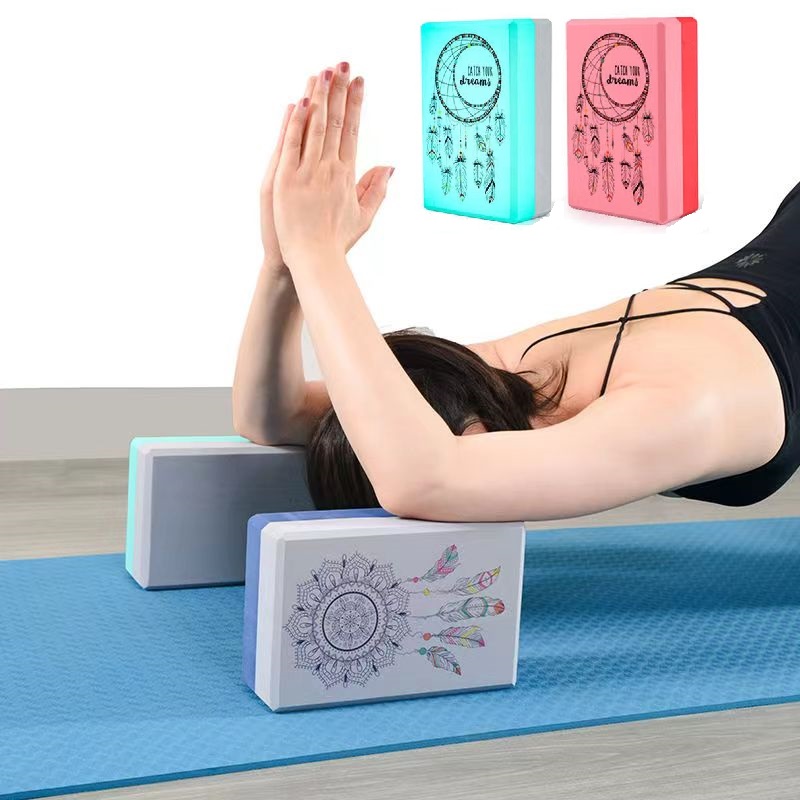 Two Colors EVA Yoga Blocks Gym - Pilates Yoga Block ulasan dan harga