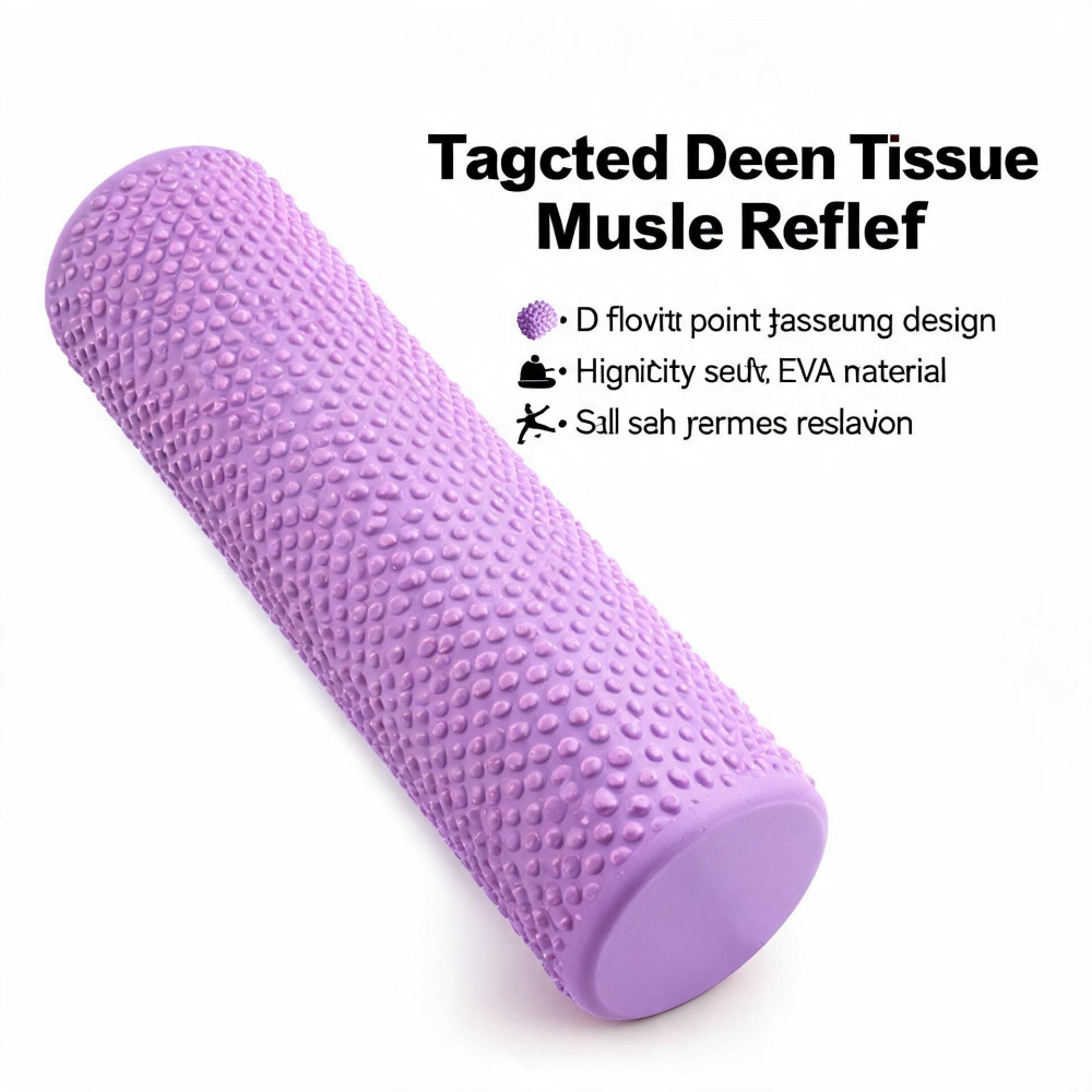 Yoga Roller Round EVA Foam Cyl - Pilates Yoga Roller ulasan dan harga