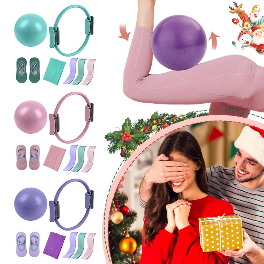 5Pcs Pilates Essential Kit wit - Pilates Ring Magic ulasan dan harga