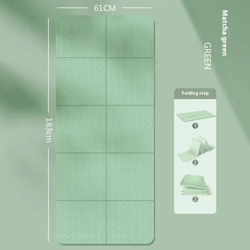 Fold Portable 183x60CM Yoga Ma - Pilates Yoga Mat Thickness ulasan dan harga