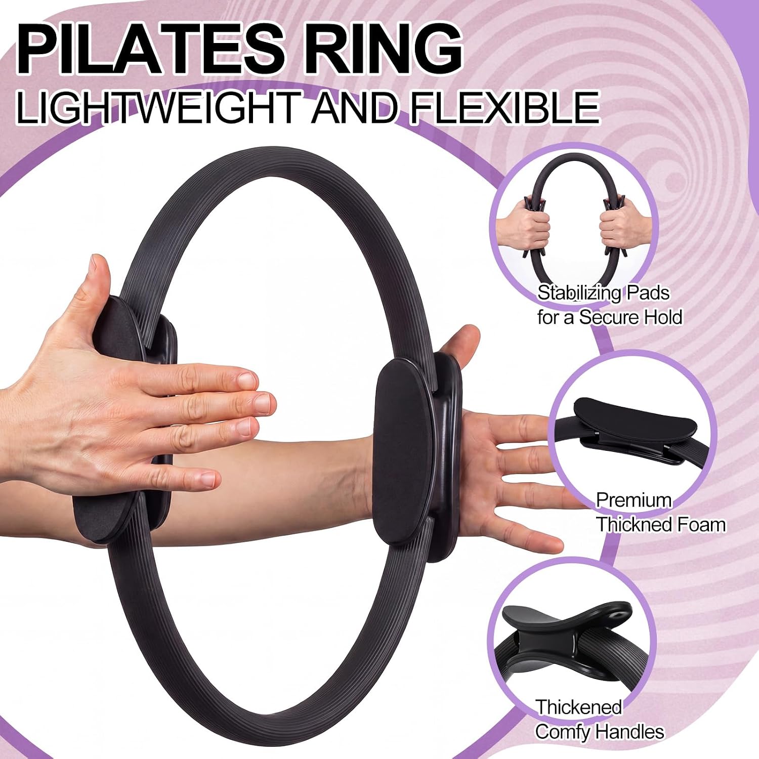12 Pcs Pilates Ring Set Dual S - Pilates Ring Magic ulasan dan harga