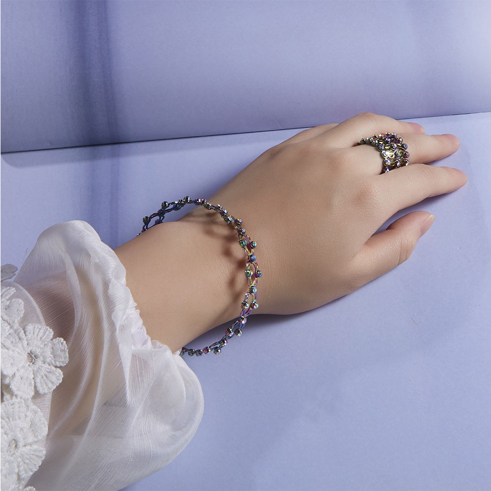 1pc Crystal Inlaid Magic Stret - Pilates Ring Magic ulasan dan harga
