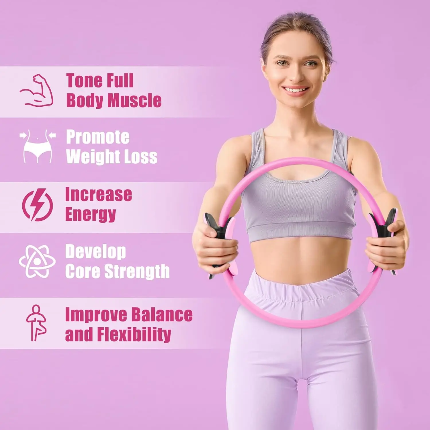Pilates Ring, Home Resistance  - Pilates Yoga Resistance Ring ulasan dan harga