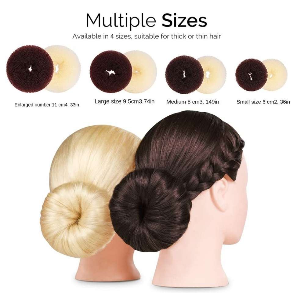 4pcs Women Hair Bun Maker Set  - Pilates Ring Magic ulasan dan harga