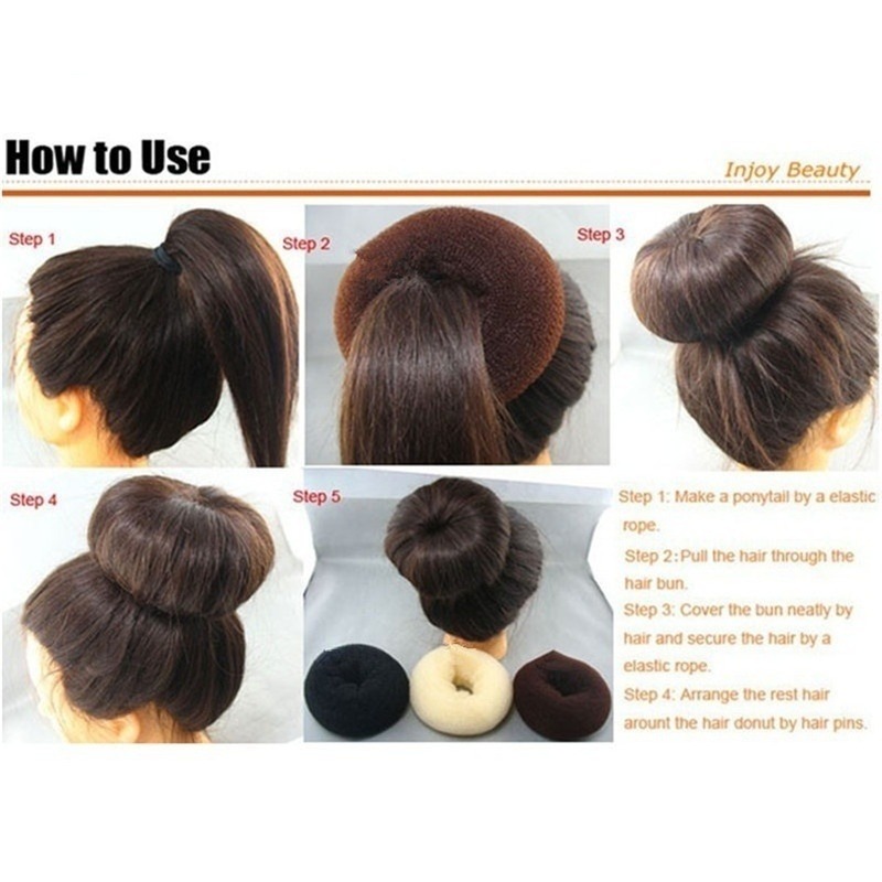 4pcs Women Hair Bun Maker Set  - Pilates Ring Magic ulasan dan harga