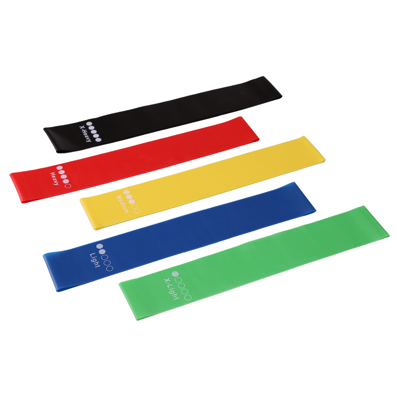 5Pcs Fitness Elastic Band Resi - Pilates Yoga Resistance Ring ulasan dan harga