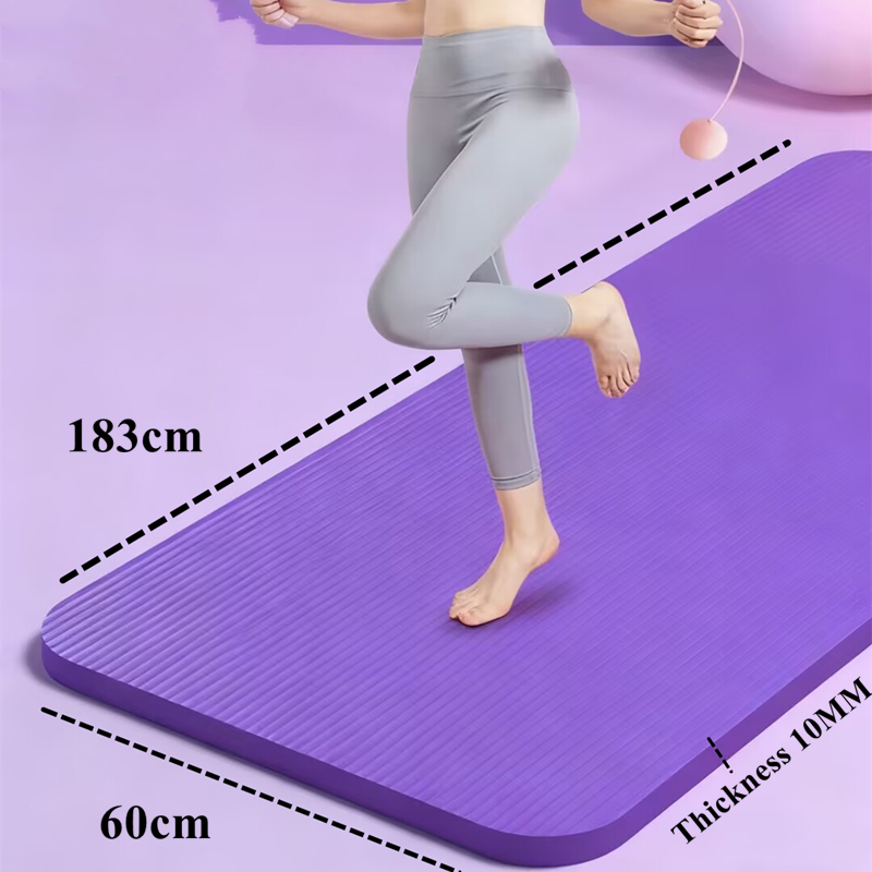 Training 183x60cm  Non-slip Tr - Pilates Yoga Mat Thickness ulasan dan harga