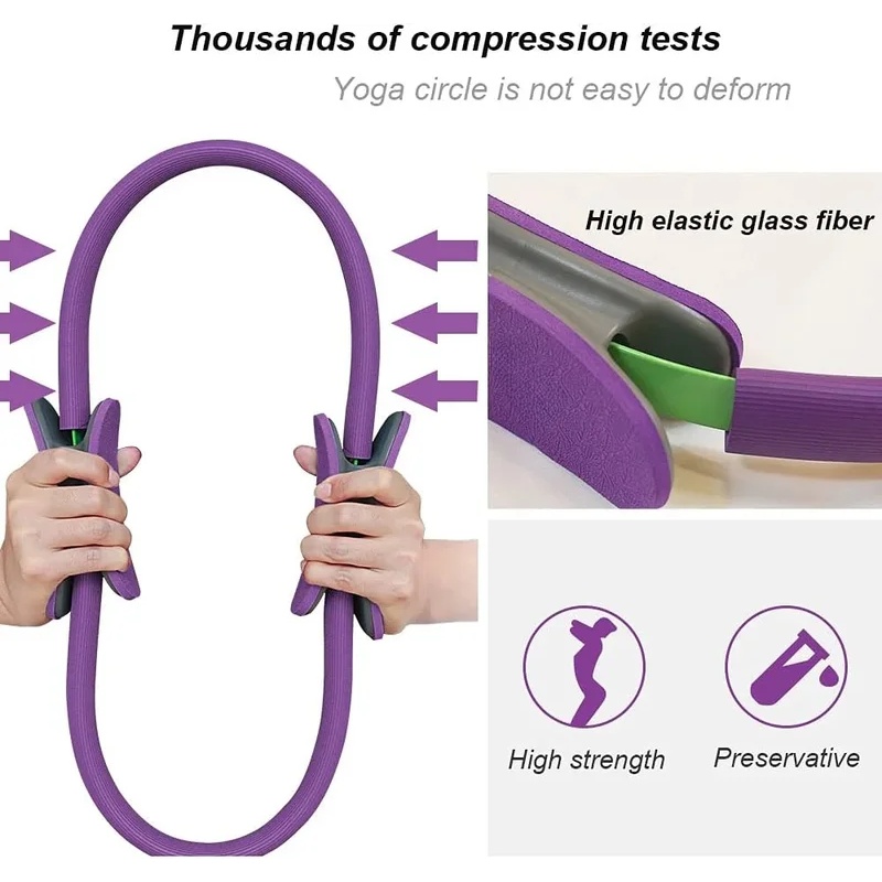 1Pc Non Slip Yoga Pilates Resi - Pilates Yoga Resistance Ring ulasan dan harga