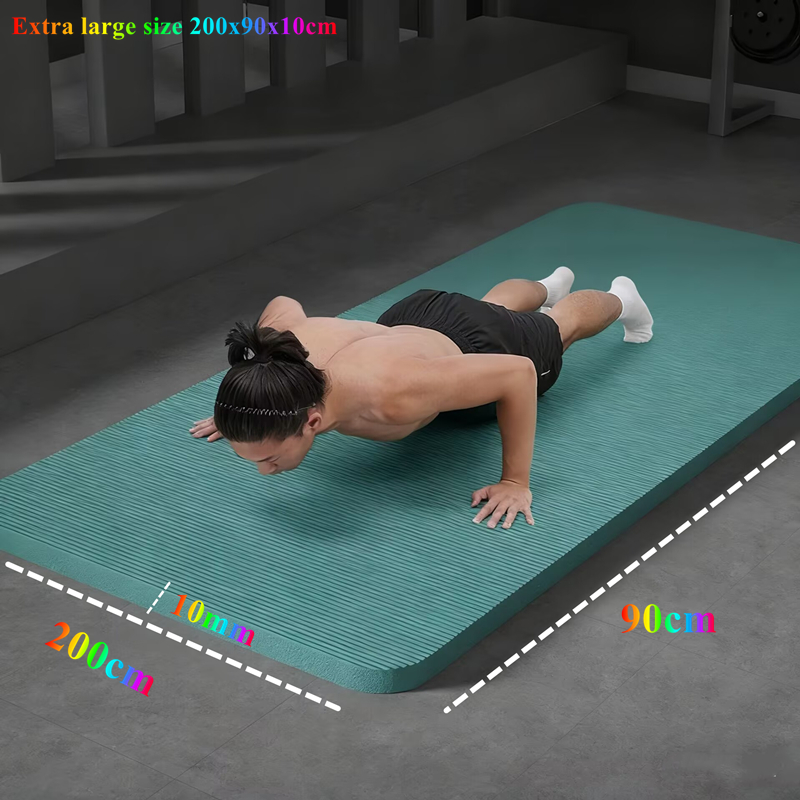 200x90x1cm Thick Training Yoga - Pilates Yoga Matte ulasan dan harga