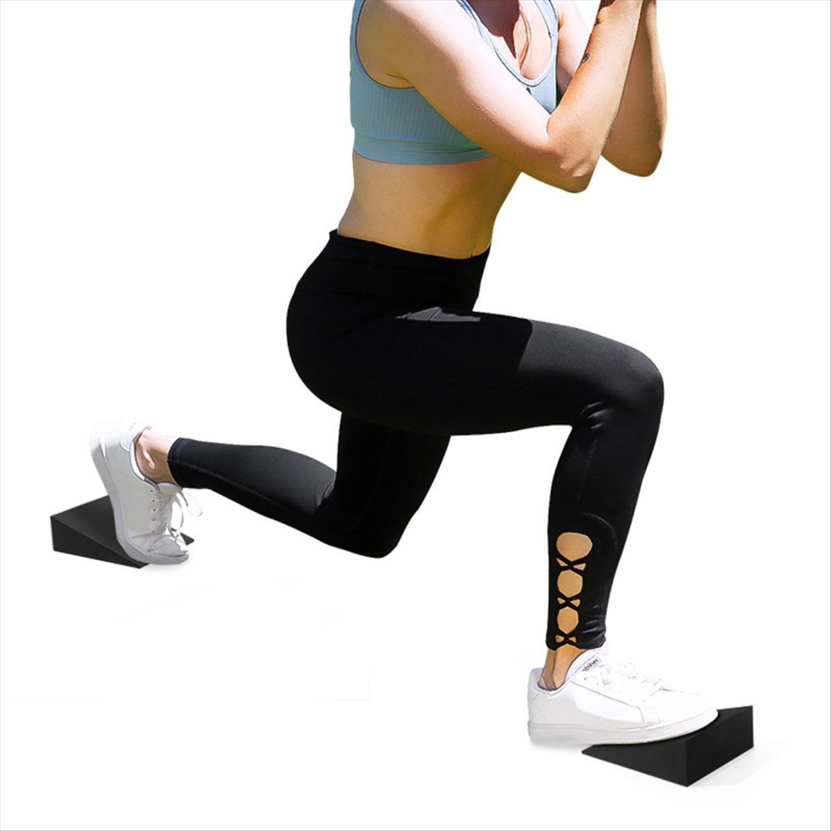 ABXY 2Pcs Yoga Wedge Blocks EV - Pilates Yoga Block ulasan dan harga