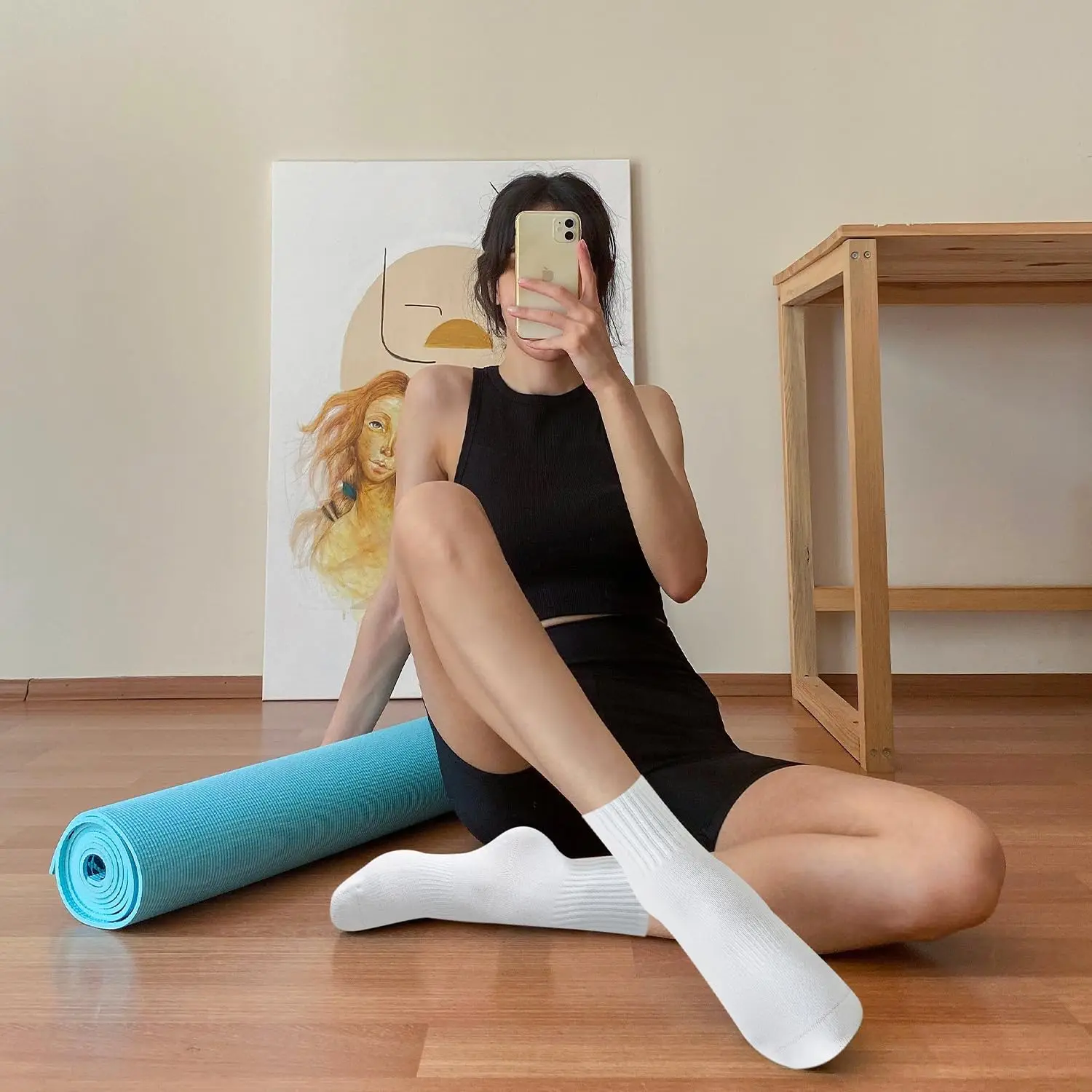 4 pairs of women's yoga socks, - Pilates & Yoga Unleashed Studio ulasan dan harga