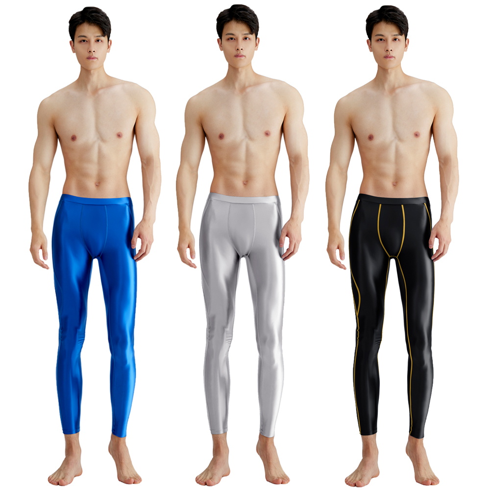 AMORESY Men Satin Smooth Runni - Pilates Yoga Leggings ulasan dan harga