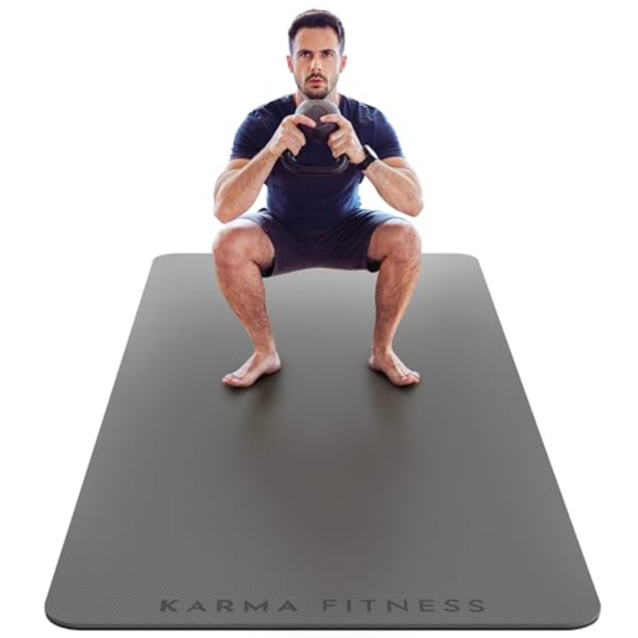 Large Exercise Mat Extra Thick - Pilates Yoga Mat Thickness ulasan dan harga