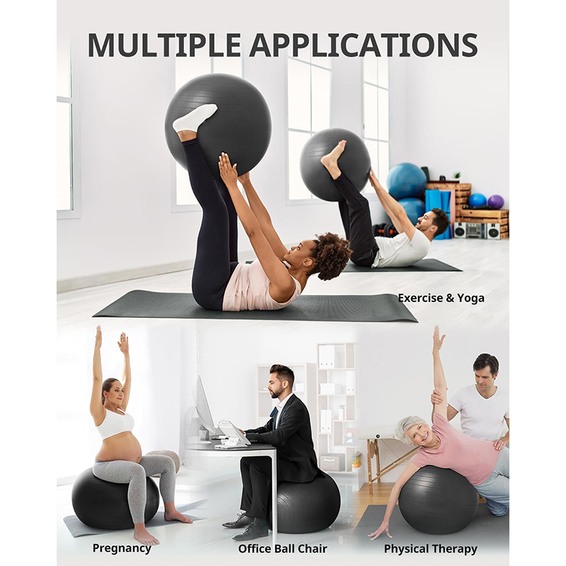 Anti-explosion Exercise Ball B - Pilates Yoga Pregnancy ulasan dan harga