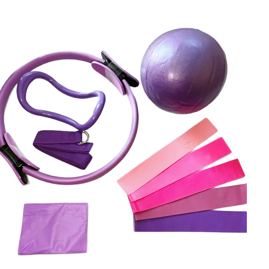 Customized LOGO 5-Piece Home G - Pilates Yoga Resistance Ring ulasan dan harga