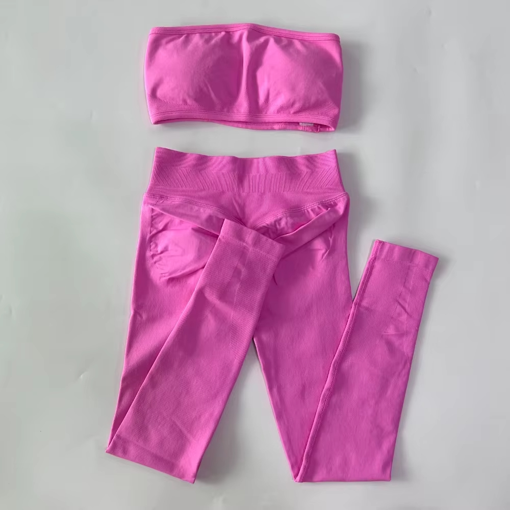 2 Piece Strapless Women's Band - Pilates Yoga Leggings ulasan dan harga