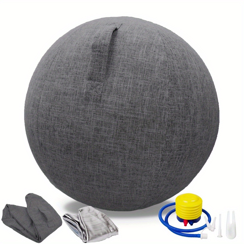 Fitness Ball Chair with Fabric - Pilates Yoga Pregnancy ulasan dan harga