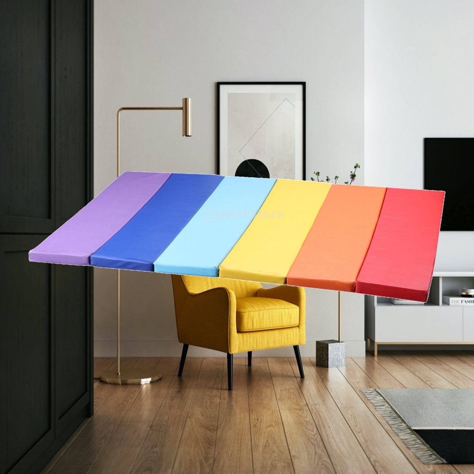 Foldable Gymnastics Mat with H - Pilates Yoga Mat Thickness ulasan dan harga