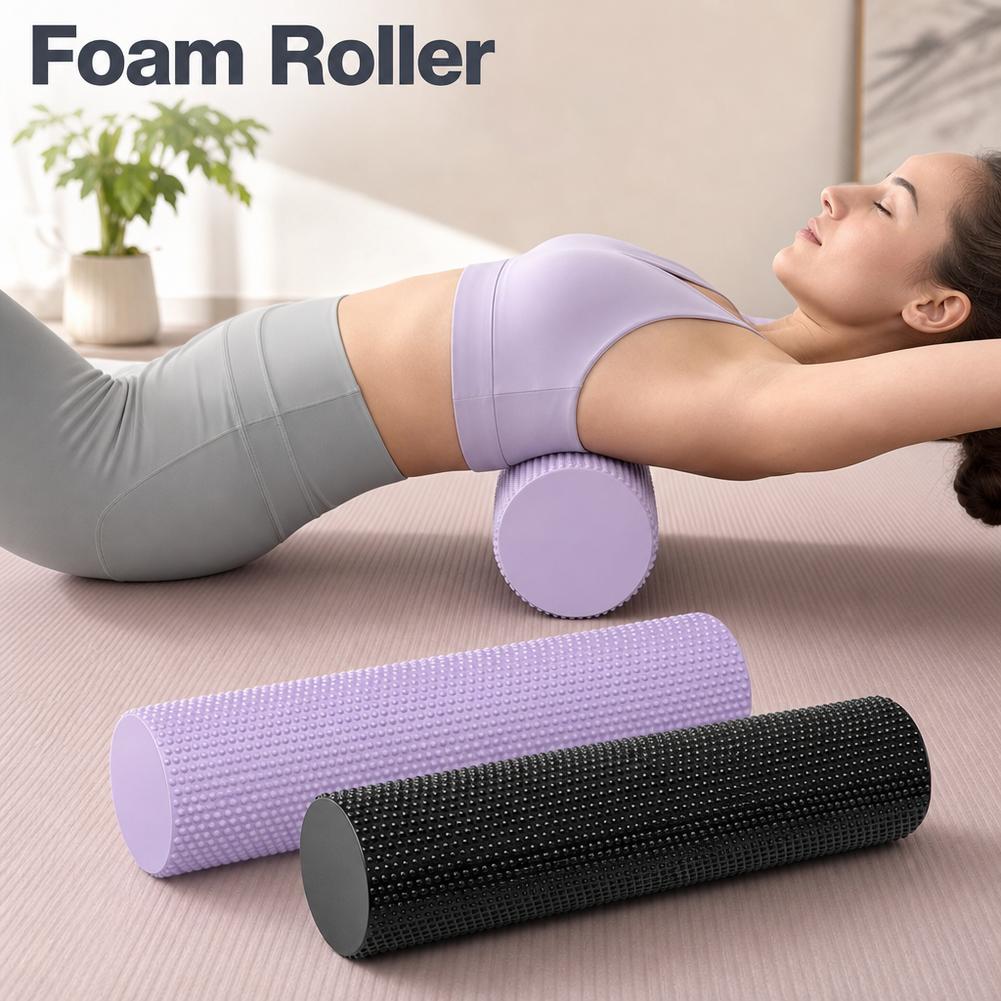 Yoga Foam Roller EVA High Dens - Pilates Yoga Roller ulasan dan harga