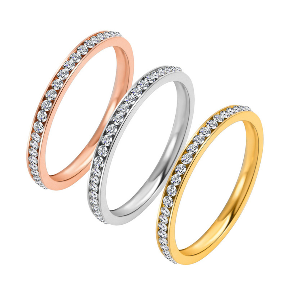 2mm Iced Out Cubic Zirconia Ri - Pilates Ring Magic ulasan dan harga