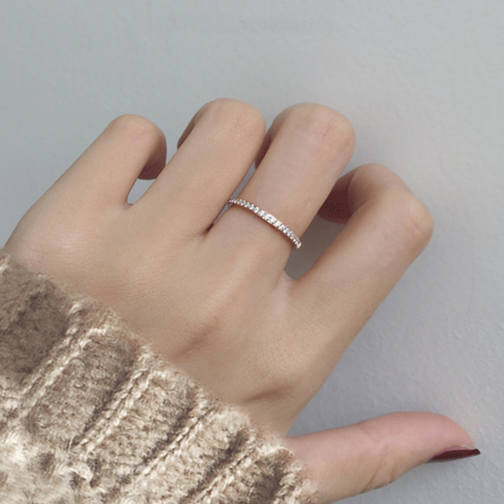 2mm Iced Out Cubic Zirconia Ri - Pilates Ring Magic ulasan dan harga