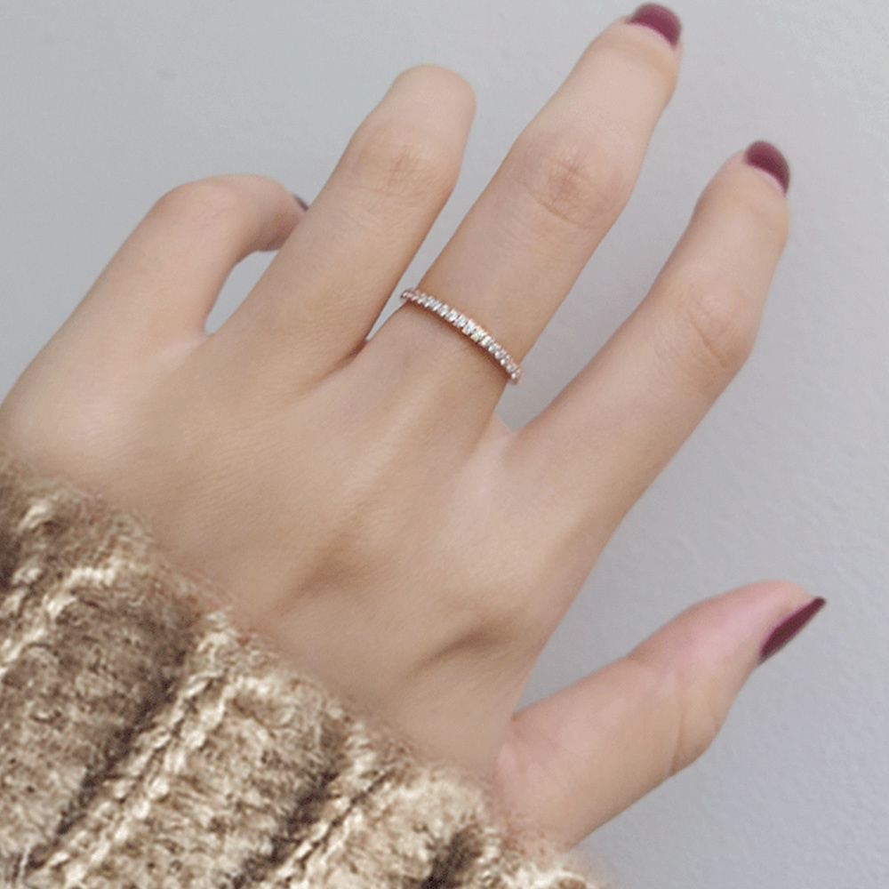 2mm Iced Out Cubic Zirconia Ri - Pilates Ring Magic ulasan dan harga