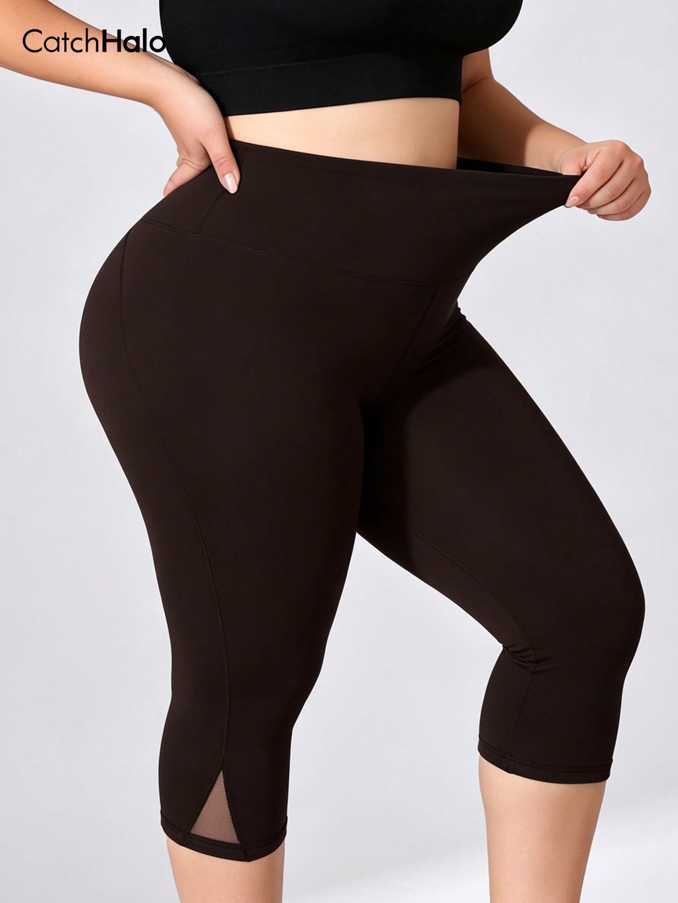Plus Size Gym Leggings Women M - Pilates Yoga Leggings ulasan dan harga