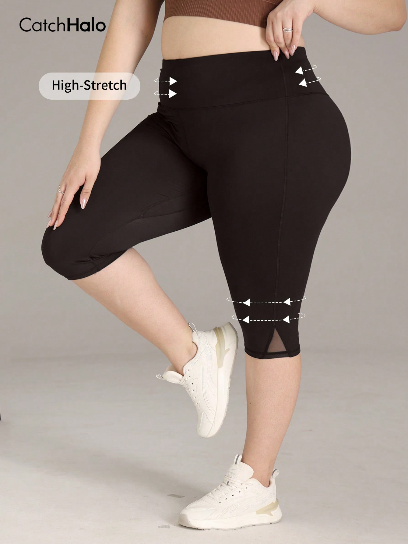 Plus Size Gym Leggings Women M - Pilates Yoga Leggings ulasan dan harga
