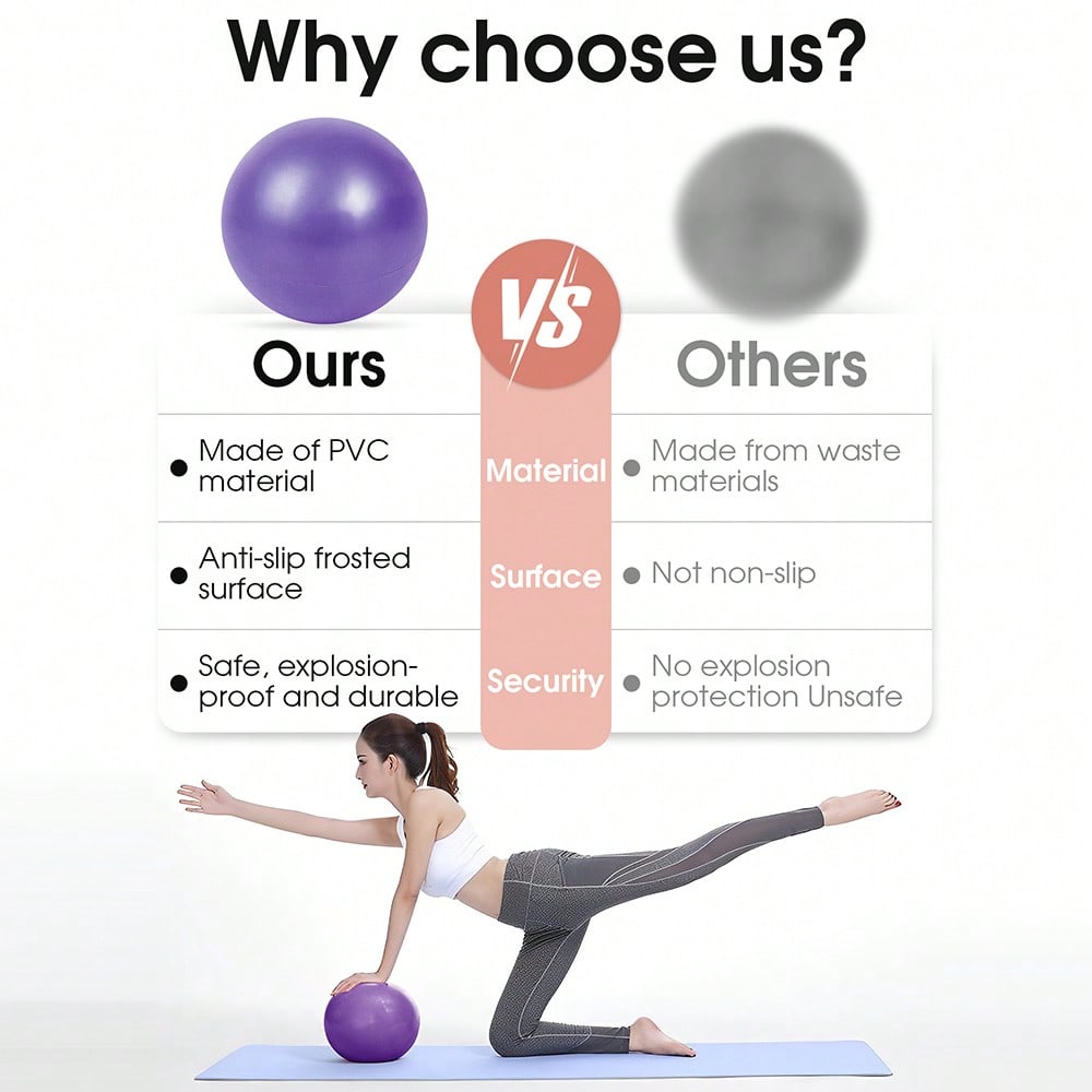 1PC 25cm Pilates Yoga Ball Gym - Pilates Yoga Pregnancy ulasan dan harga
