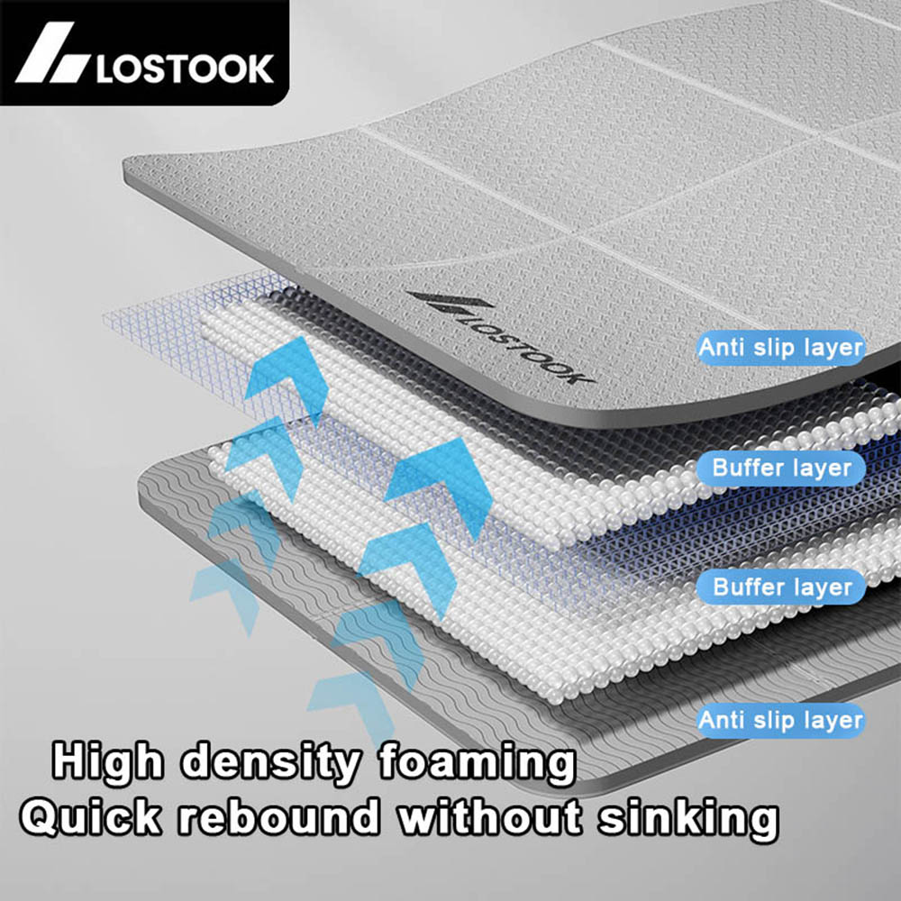4mm Thick TPE Foldable Yoga Ma - Pilates Yoga Mat Thickness ulasan dan harga