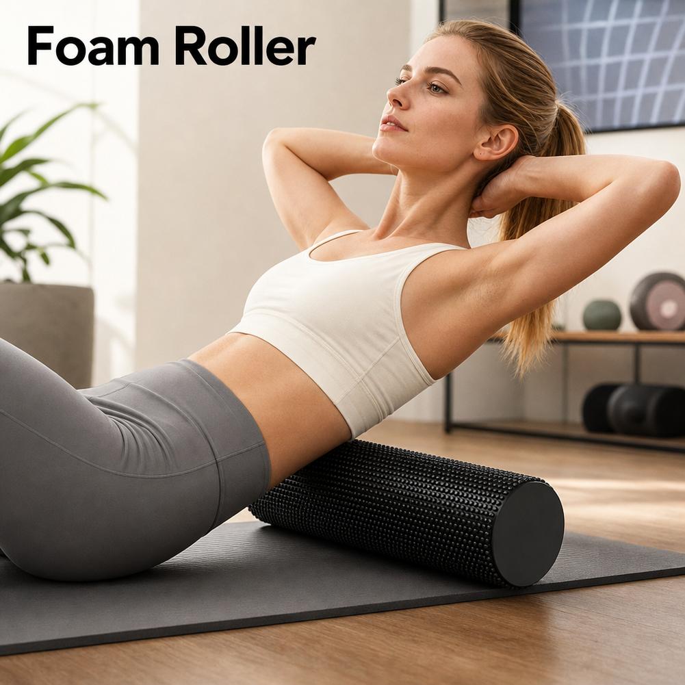 EVA Yoga Foam Roller High Dens - Pilates Yoga Roller ulasan dan harga