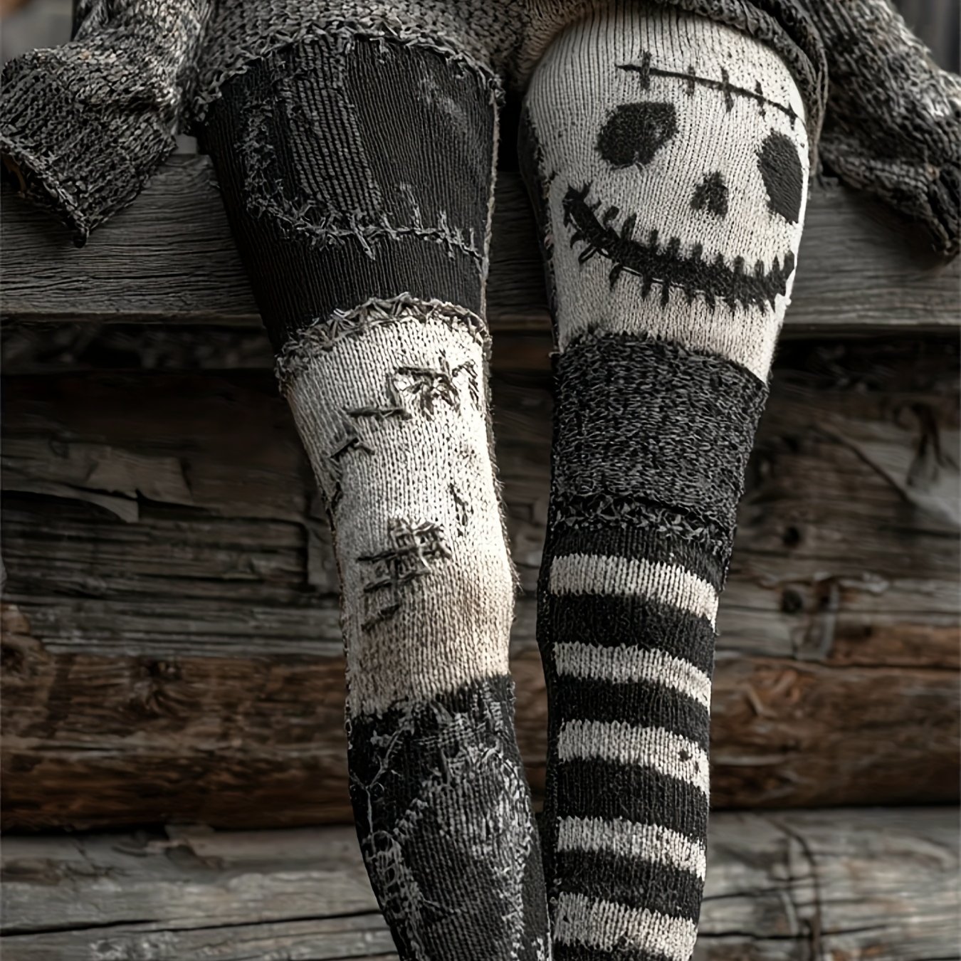Women Halloween Skeleton Print - Pilates Yoga Leggings ulasan dan harga