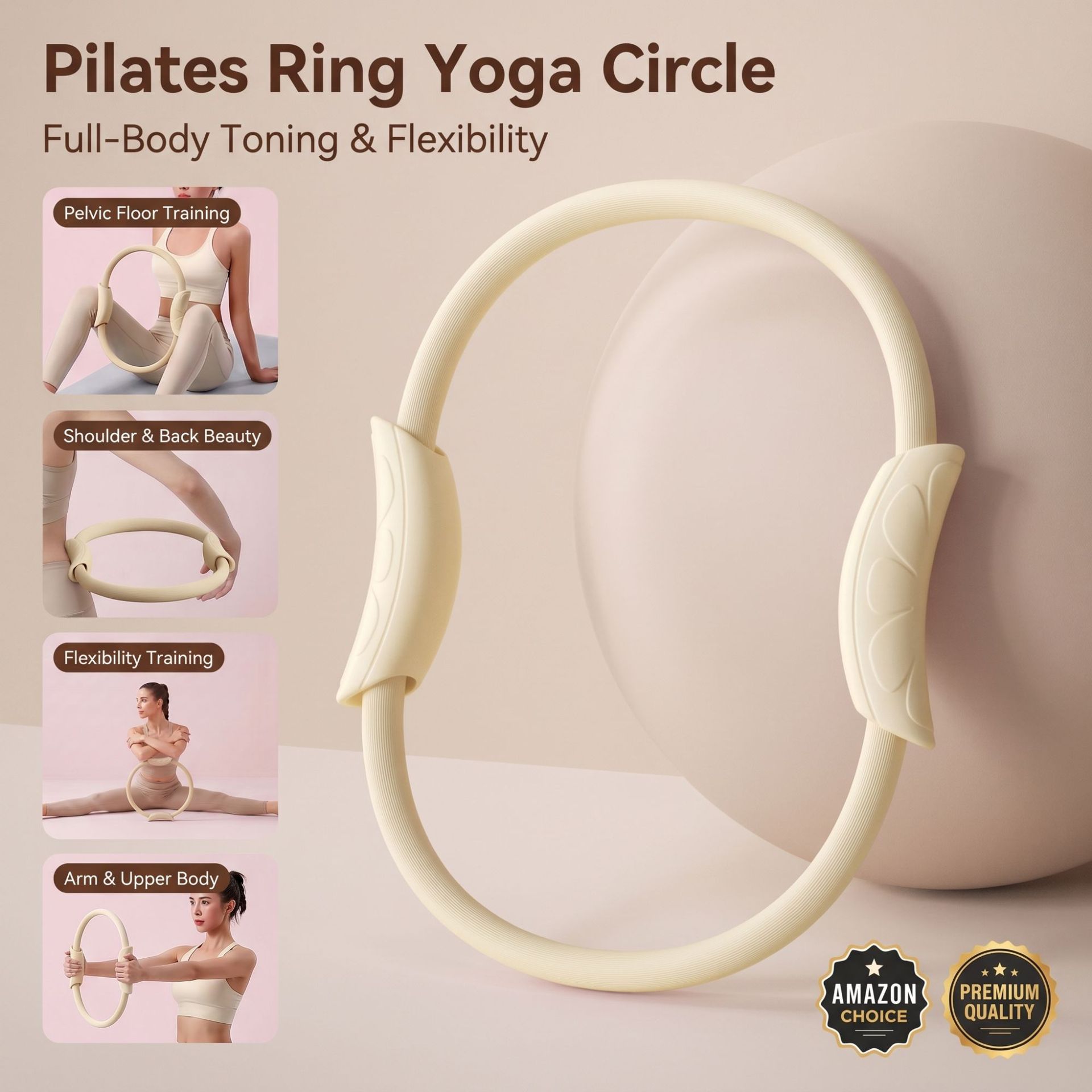 Pilates Ring, Yoga Ring, Pelvi - Pilates Yoga Resistance Ring ulasan dan harga