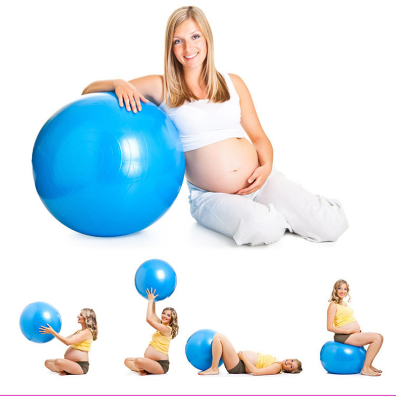 45CM Anti-Burst Yoga Ball Thic - Pilates Yoga Pregnancy ulasan dan harga
