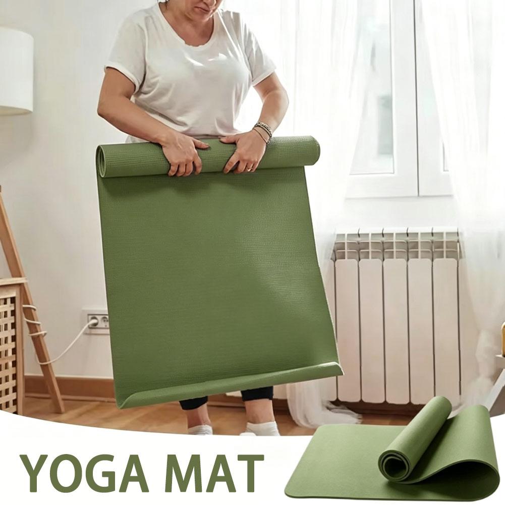 1/2Pcs Thick Yoga Mat Anti-ski - Pilates Yoga Mat Thickness ulasan dan harga