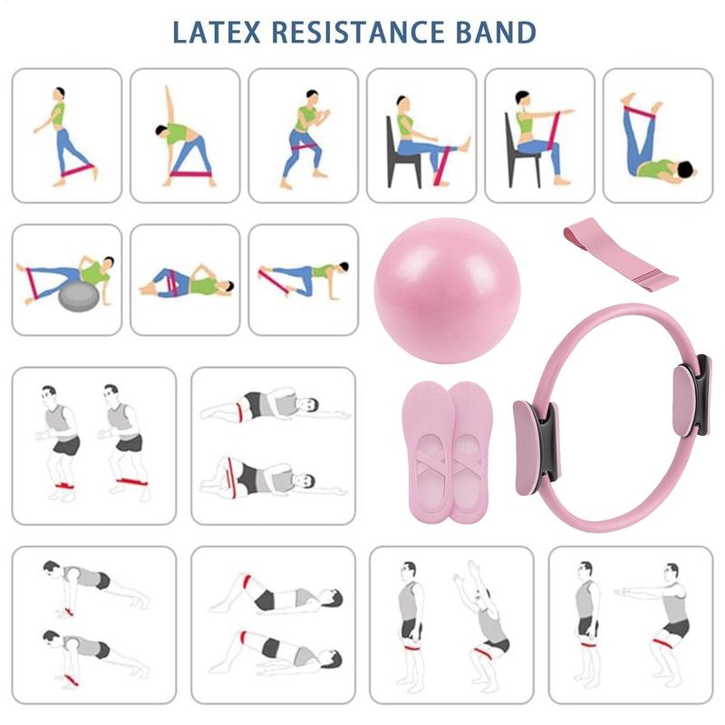 Pilates Ring Set Yoga Ring Set - Pilates Yoga Pregnancy ulasan dan harga