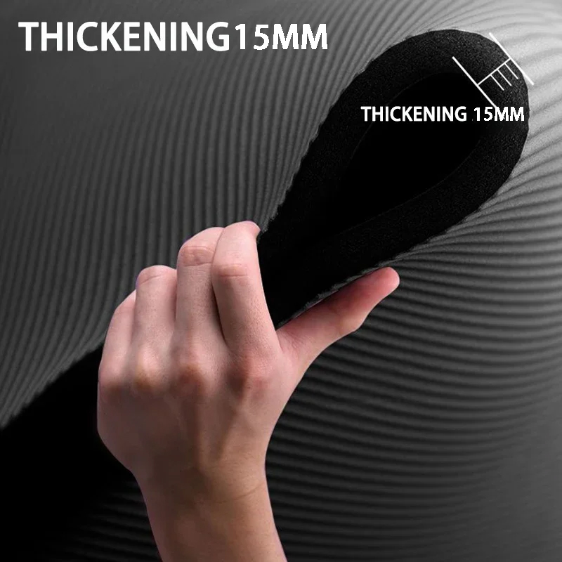Non-slip Extra Thick 15mm Yoga - Pilates Yoga Mat Thickness ulasan dan harga