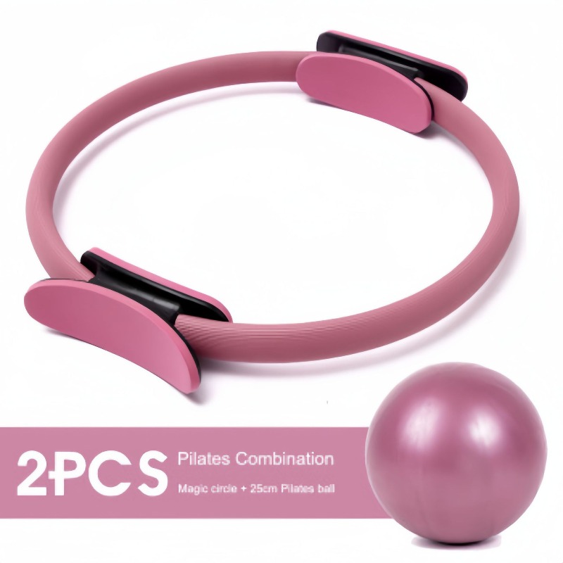 25cm Yoga Pilates Ring Set wit - Pilates Yoga Resistance Ring ulasan dan harga