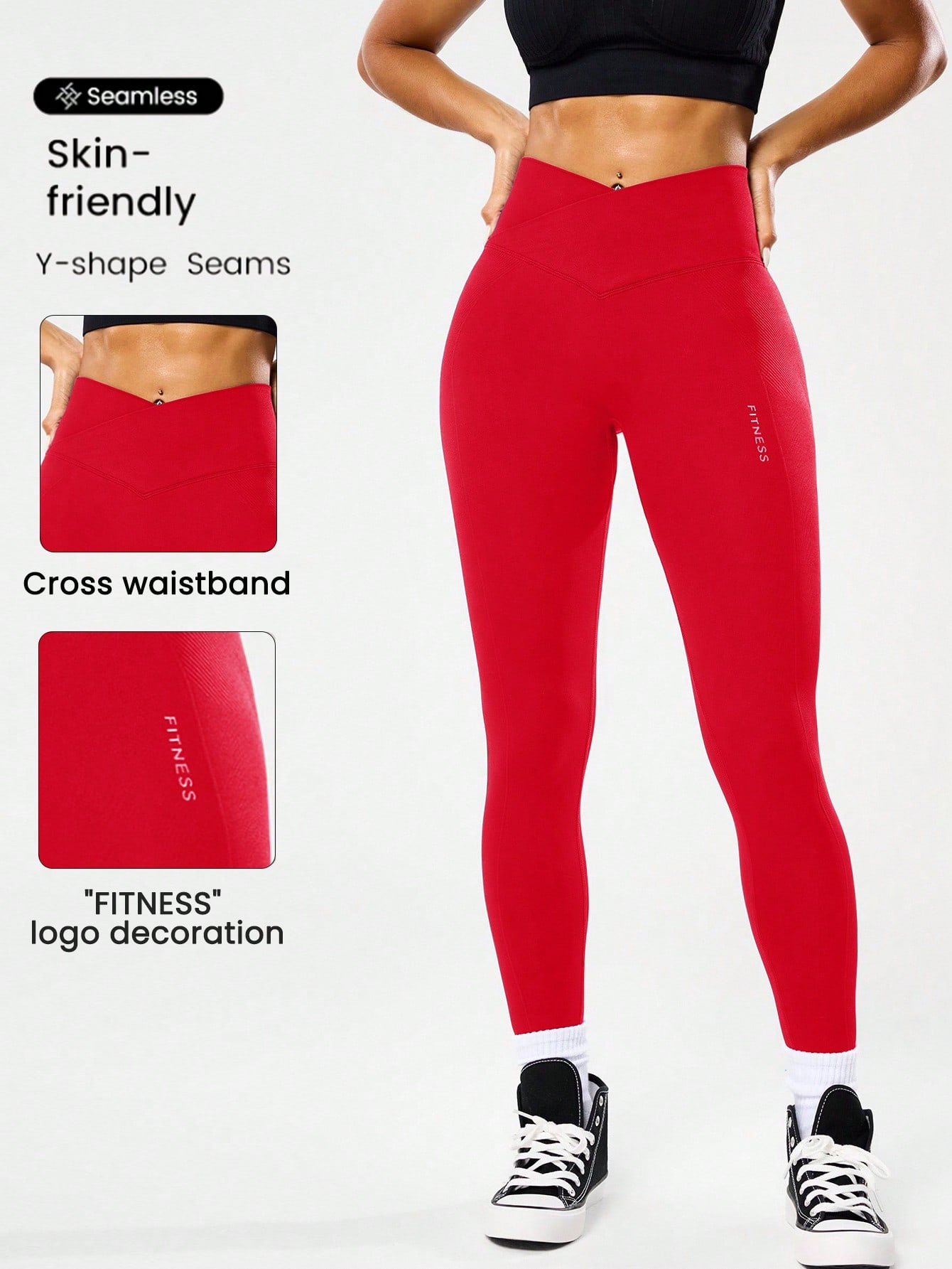 High-waisted seamless yoga leg - Pilates Yoga Leggings ulasan dan harga