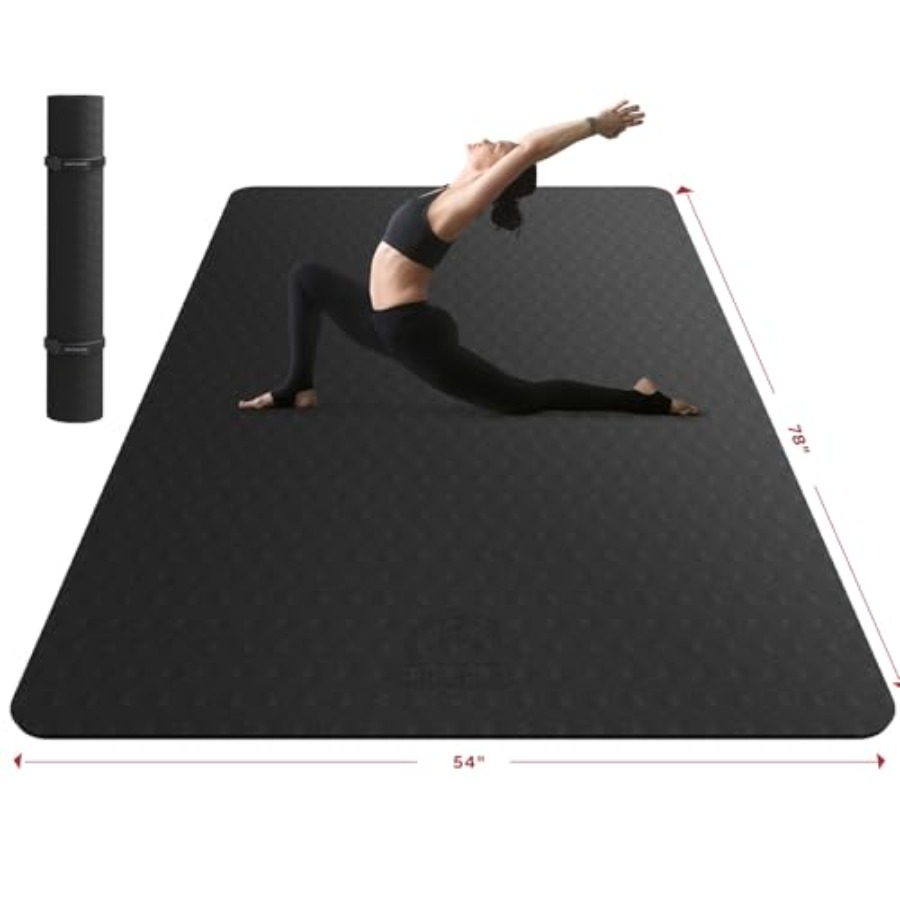 Extra Large Yoga Mat for Home  - Pilates Yoga Mat Thickness ulasan dan harga